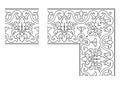 Openwork border vector 004 Royalty Free Stock Photo