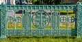 Openwork fence fragment. Saint-Petersburg, Russia