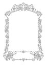 Openwork frame vector Royalty Free Stock Photo