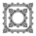 Openwork frame vector