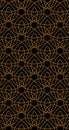 Openwork seamless vector pattern. Luxury geometric abstract background Royalty Free Stock Photo