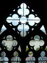 Openwork window of the tower of Cologne Cathedral, Germany Royalty Free Stock Photo