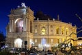 Opera and Ballet Theatre at night in Odessa Ukraine Royalty Free Stock Photo