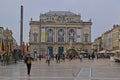 Opera Comedie building at Place de la Comedie square in Montpellier, Herault in Southern France