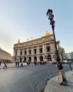 Opera de Paris, view of the opera district of Paris, France
