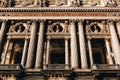 The Opera Garnier House in Paris at Night Royalty Free Stock Photo