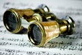 Opera glasses Royalty Free Stock Photo