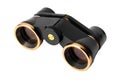 Opera glasses binoculars isolated on a white background Royalty Free Stock Photo