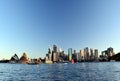 Opera House and the business district's skycrapers from Kirribilli.