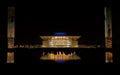 Opera house in Copenhagen at night Royalty Free Stock Photo