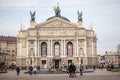 Opera house downtown Lviv