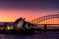 Opera House and Harbor Bridge Royalty Free Stock Photo