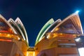 Opera House Night view Royalty Free Stock Photo