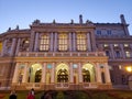 Opera House Odessa Ukraine, evening lighting, beautiful architecture Royalty Free Stock Photo