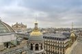 Opera House(Palais Garnier) with roofs of Paris Royalty Free Stock Photo