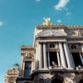 The opera house of paris, landmark in the city centre of Paris