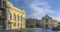 Opera House and theatre square in Odessa, UA Royalty Free Stock Photo