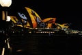 The Opera House vivid Festival 2016 Royalty Free Stock Photo