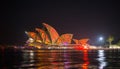 Opera house in Vivid show.