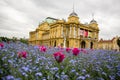 Opera house in Zagreb, Croatia Royalty Free Stock Photo