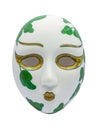 Opera Mask on white Background Royalty Free Stock Photo