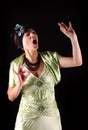 Opera singer Royalty Free Stock Photo