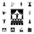 opera singer on stage icon. Detailed set of theater icons. Premium graphic design. One of the collection icons for websites, web