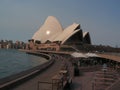 The operahouse in Sydney is world famous Royalty Free Stock Photo