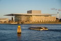 Operahouse in the harbor of Copenhagen. Denmark Royalty Free Stock Photo