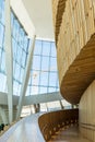 Operahuset - Opera house in Oslo. Interior. Norway. Royalty Free Stock Photo