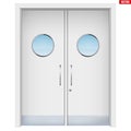 Operating room double door. Royalty Free Stock Photo