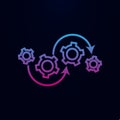 Operation process nolan icon. Simple thin line, outline vector of web, mix icons for ui and ux, website or mobile application