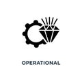 operational excellence icon. operational excellence concept symb