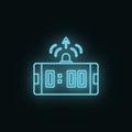 Operational, system, neon, icon. Web Development Vector Icon. Element of simple symbol for websites, web design, mobile app,