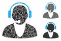Operator Composition Icon of Unequal Items Royalty Free Stock Photo
