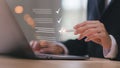 operator makes mark on the survey topic ,Checklist with checkmarks and checkboxes ,online quality assessment ,satisfaction,