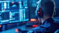 Operator Monitoring Data on Computer