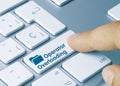 Operator Overloading - Inscription on Blue Keyboard Key Royalty Free Stock Photo