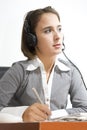 Operator/secretary at the office Royalty Free Stock Photo