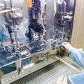 Operator work on infusion pharmaceutical industry