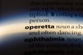 operetta Royalty Free Stock Photo