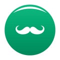 Operetta whiskers icon vector green