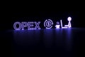 OPEX neon concept self illumination background