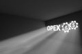 OPEX rays volume light concept