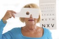 Ophtalmology senior Royalty Free Stock Photo