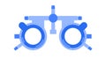 Ophthalmic trial frame Royalty Free Stock Photo