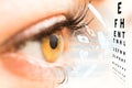 Ophthalmologist concept. Royalty Free Stock Photo