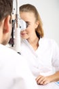 Ophthalmologist. Royalty Free Stock Photo