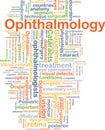 Ophthalmology background concept Royalty Free Stock Photo