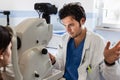 Ophthalmology check Royalty Free Stock Photo